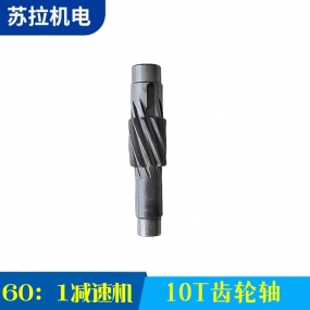 60:1减速机 10T齿轮轴